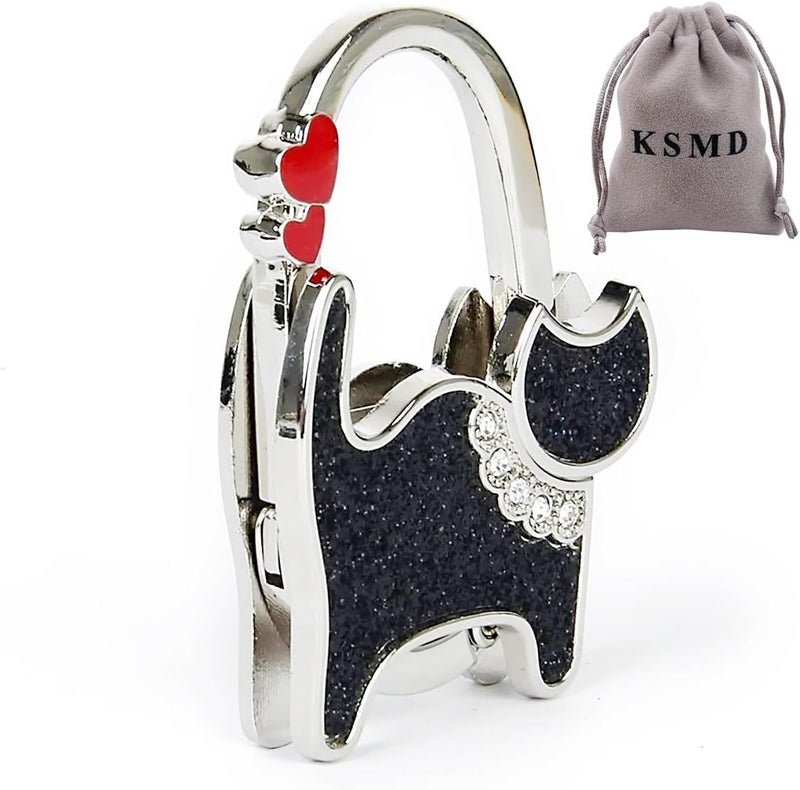 KSMD Variety Design Purse Hooks for Table and Bars,Portable Purse Hanger Organizers Hooks Handbag Pocketbook Holder Bag Storage for Desk,Foldable Folding Purse Table Hook Hanger - Image 1